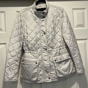 Coach Diamond Quilted Jacket Sz L Perfect for cool weather Roomy & comfortable.